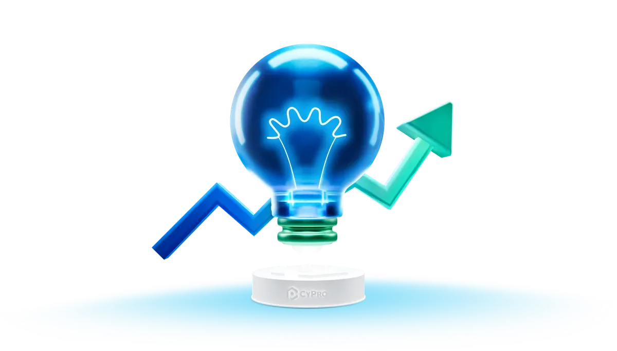 3D illustration of closing corrective actions